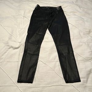Abercrombie & Fitch Women’s high rise super skinny ankle curve love black jeans